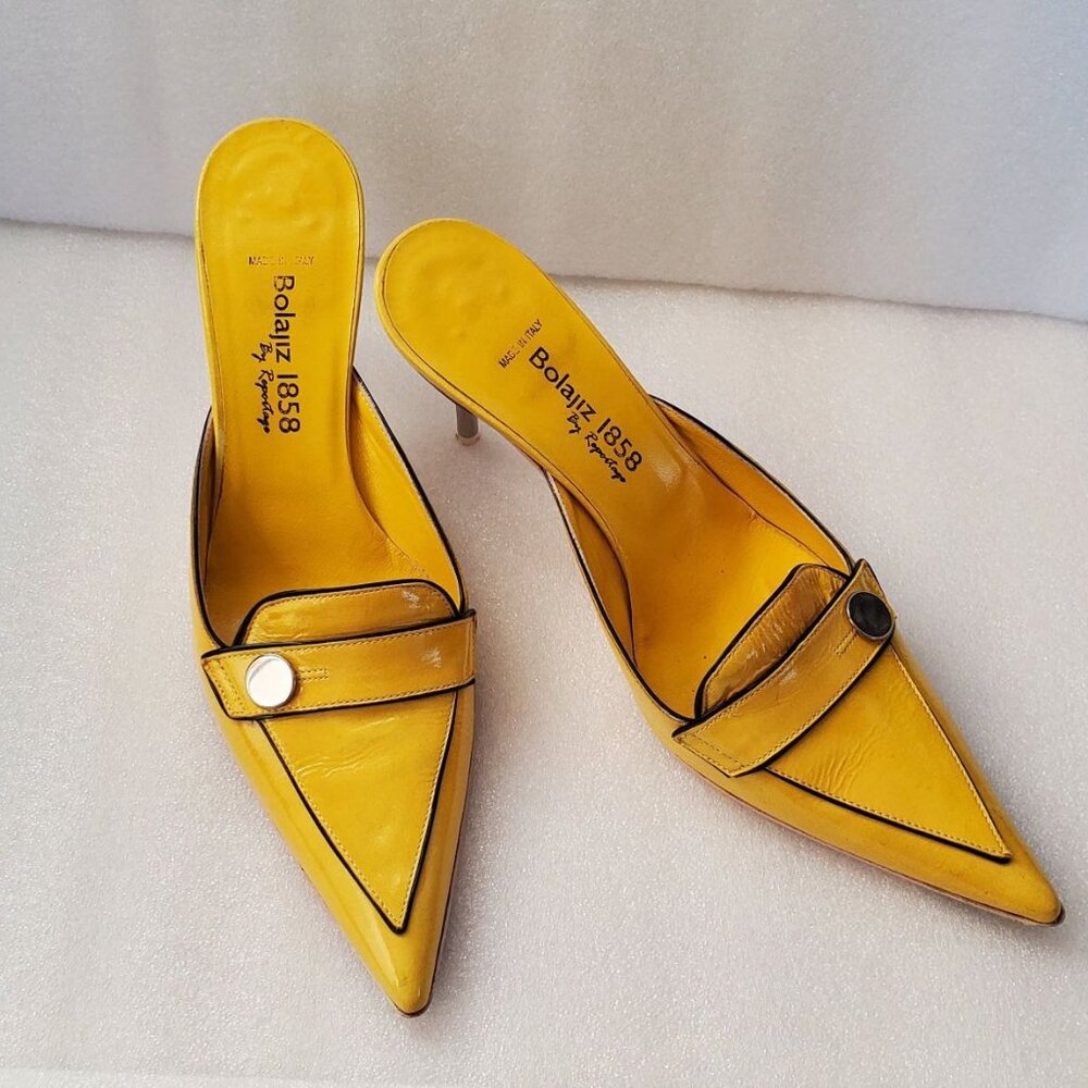 Vero Guoio Patent Leather Shoe Wedge. Size 38 ½ - Picture 2 of 12